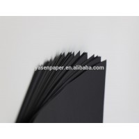 Grade AA hot sale high quality black color paper board sheet price per ton